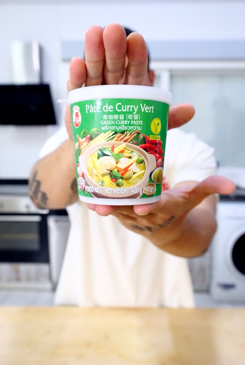 Pasta de curry verde tailandesa